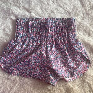 High Waist Floral Women's Shorts